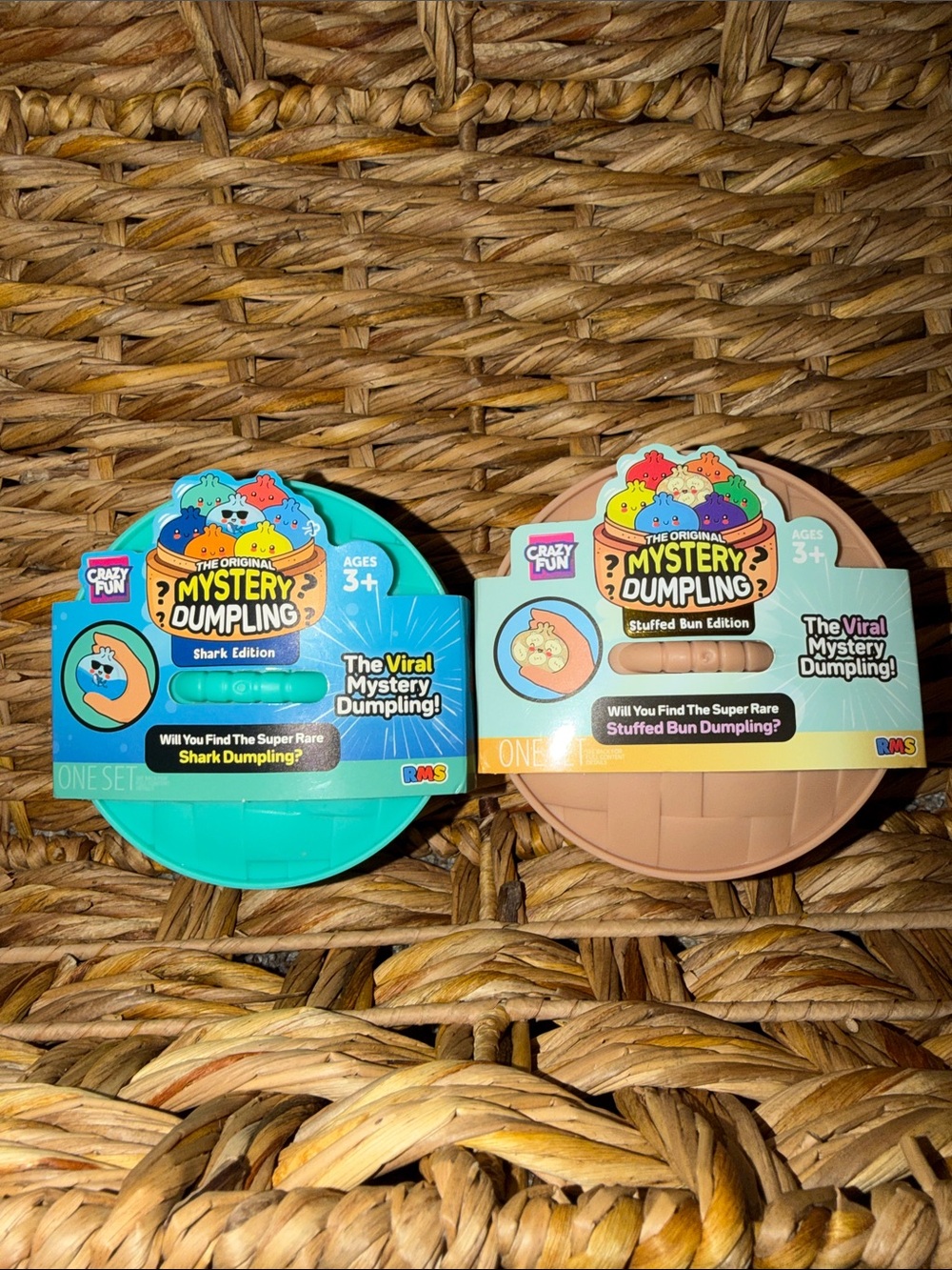 Mystery RMS Dumpling Squishy - Shark Edition & Stuffed Bun Edition